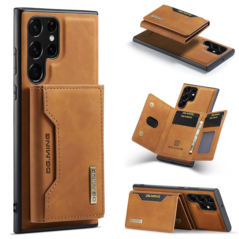 DG.MING M2-serien til Samsung Galaxy S24 Ultra, cover med stativ og aftageligt magnetisk etui