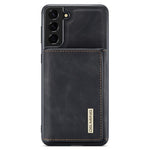 DG.MING M1 Series for Samsung Galaxy S24+ Case Magnetic Wallet Leather Coated PC+TPU Cover