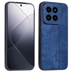 AZNS För Xiaomi 14 Pro mobilskal PU-läder Halkfritt Grepp Baksida