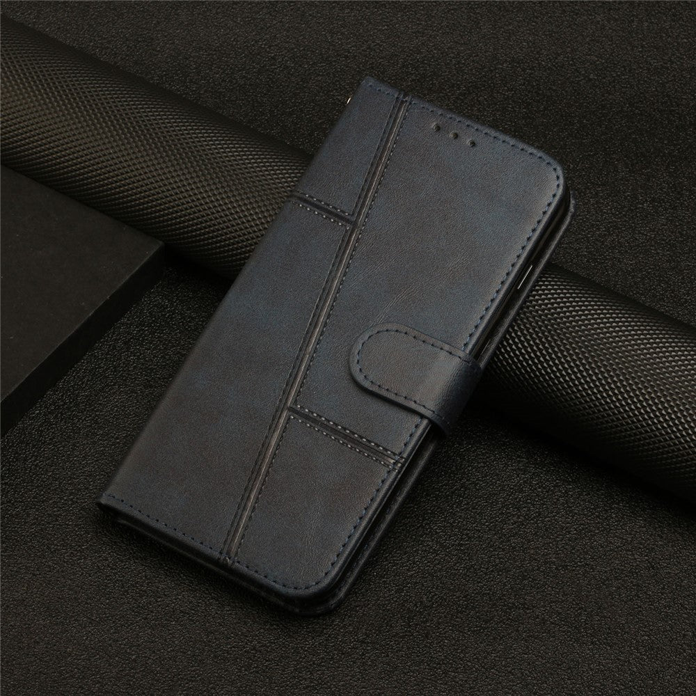 Samsung Galaxy A25 5G (Global) (161,0 x 76,5 x 8,3 mm) Mobilskal Plånboksfodral i kalvskinnsstruktur
