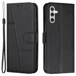 Samsung Galaxy A25 5G (Global) (161,0 x 76,5 x 8,3 mm) Mobilskal Plånboksfodral i kalvskinnsstruktur