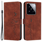 For Xiaomi 14 Pro Cell Phone Case Leather Drop-proof Cover with Wallet Stand