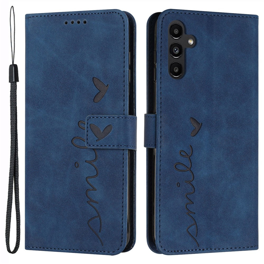 For Samsung Galaxy A25 5G (Global) (161.0 x 76.5 x 8.3mm) Cell Phone Case Magnetic Clasp Imprinted Leather Wallet Cover