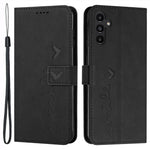 For Samsung Galaxy A25 5G (Global) (161.0 x 76.5 x 8.3mm) Cell Phone Case Magnetic Clasp Imprinted Leather Wallet Cover