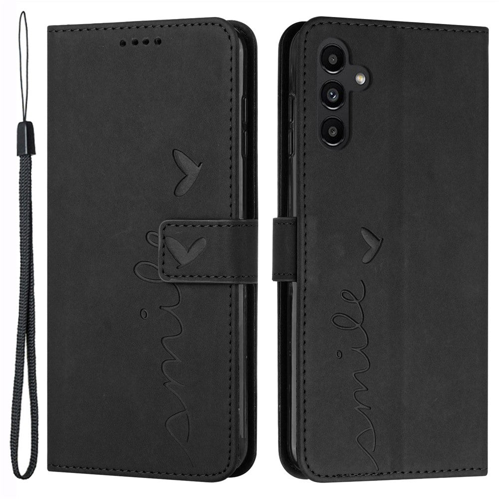 For Samsung Galaxy A25 5G (Global) (161.0 x 76.5 x 8.3mm) Cell Phone Case Magnetic Clasp Imprinted Leather Wallet Cover