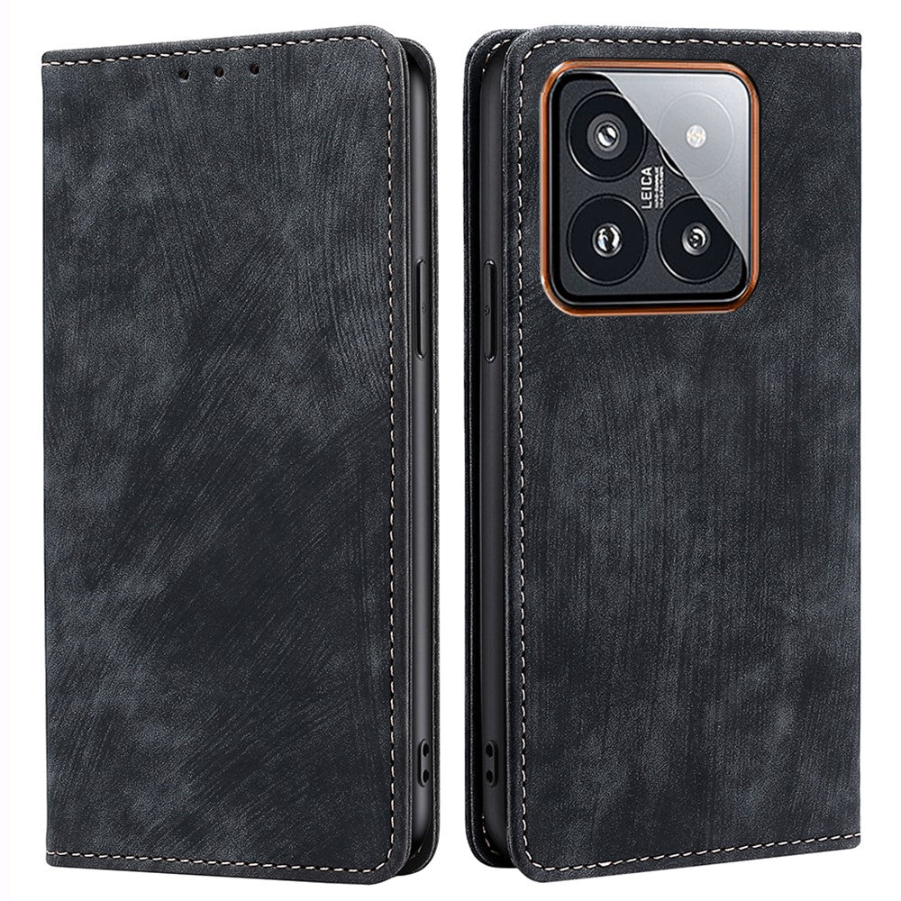 For Xiaomi 14 Pro Case Phone Shell RFID Blocking Wallet Leather Mobile Phone Cover