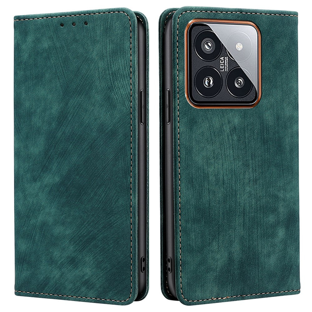 For Xiaomi 14 Pro Case Phone Shell RFID Blocking Wallet Leather Mobile Phone Cover