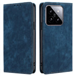 For Xiaomi 14 Case RFID Blocking Wallet Leather Phone Cover Anti-Scratch Phone Shell