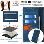 For Xiaomi 14 Case RFID Blocking Wallet Leather Phone Cover Anti-Scratch Phone Shell