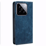For Xiaomi 14 Case RFID Blocking Wallet Leather Phone Cover Anti-Scratch Phone Shell