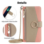 For Samsung Galaxy A34 5G Crossbody Phone Bag Wallet Stand Phone Cover
