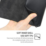 For Xiaomi 14 Case Leather Magnetic Phone Stand Shell Card Slots Mobile Phone Cover