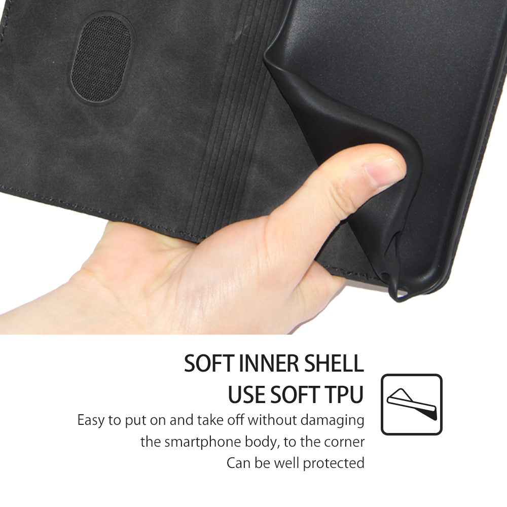 For Xiaomi 14 Case Leather Magnetic Phone Stand Shell Card Slots Mobile Phone Cover