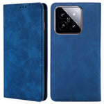 For Xiaomi 14 Case Leather Magnetic Phone Stand Shell Card Slots Mobile Phone Cover