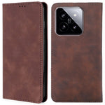 For Xiaomi 14 Case Leather Magnetic Phone Stand Shell Card Slots Mobile Phone Cover