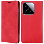 For Xiaomi 14 Case Leather Magnetic Phone Stand Shell Card Slots Mobile Phone Cover