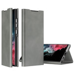 For Samsung Galaxy S24 Ultra Case Nappa Texture Stand Card Holder Mobile Phone Cover