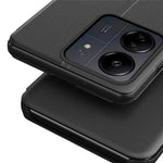 For Xiaomi Redmi 13C 4G / Poco C65 4G Phone Case Folio Flip PU Leather Stand Cover