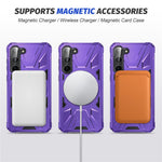 For Samsung Galaxy S25+ / S24+ Case Magnetic Anti-Drop TPU+PC Phone Protector