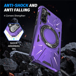 For Samsung Galaxy S25+ / S24+ Case Magnetic Anti-Drop TPU+PC Phone Protector