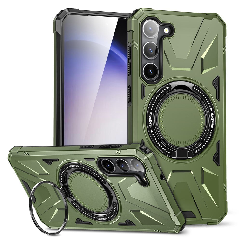 For Samsung Galaxy S25+ / S24+ Case Magnetic Anti-Drop TPU+PC Phone Protector