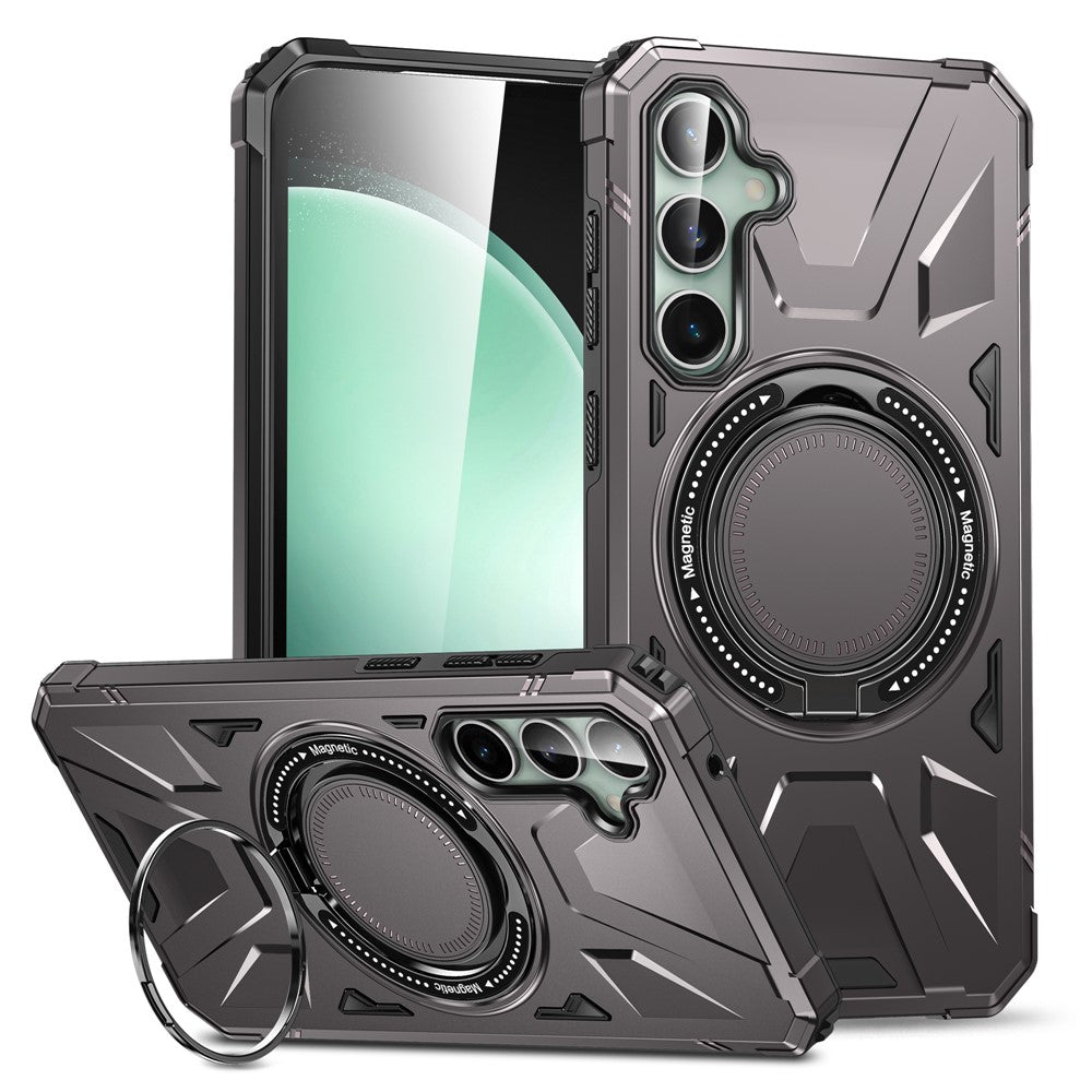 Til Samsung Galaxy A15 5G Cover Stødabsorberende TPU+PC Magnetisk Smartphone Cover