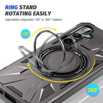 Samsung Galaxy A15 5G-skal stötdämpande TPU+PC magnetiskt smartphone-skal