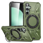 Til Samsung Galaxy A15 5G Cover Stødabsorberende TPU+PC Magnetisk Smartphone Cover
