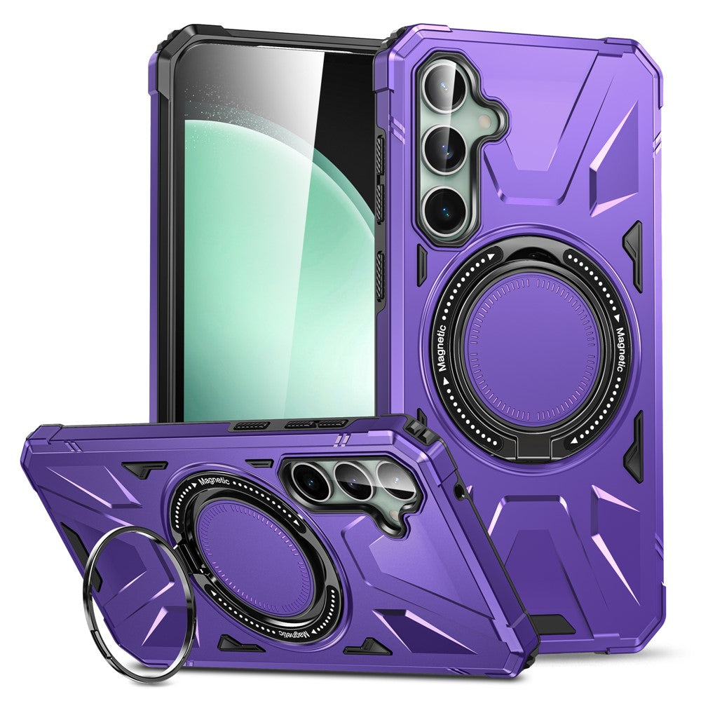 Samsung Galaxy A15 5G-skal stötdämpande TPU+PC magnetiskt smartphone-skal