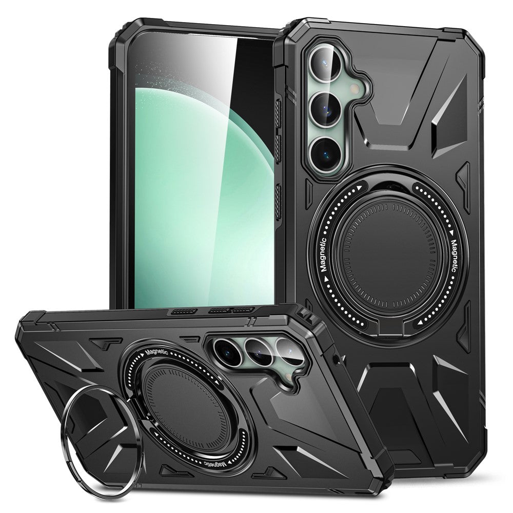 Samsung Galaxy A15 5G-skal stötdämpande TPU+PC magnetiskt smartphone-skal