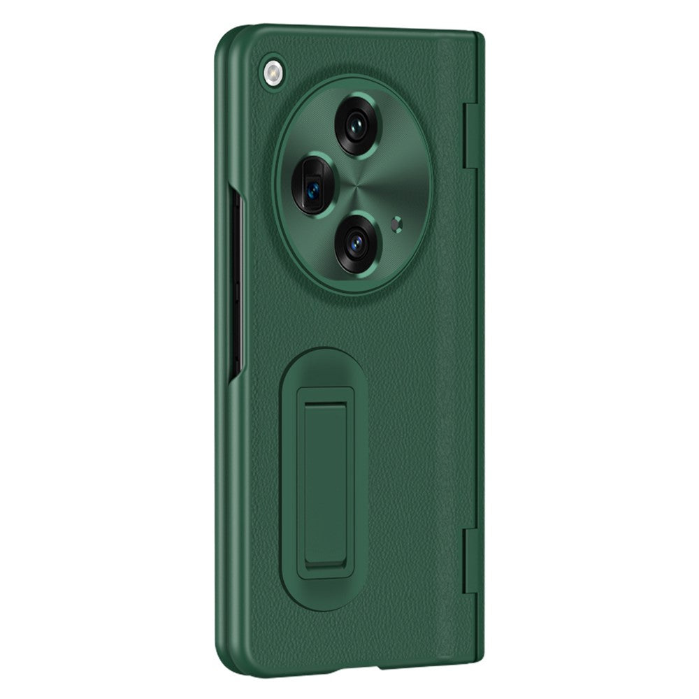 Til OnePlus Open / Oppo Find N3 5G Etui Støttefod Telefoncover Hærdet Glasfilm