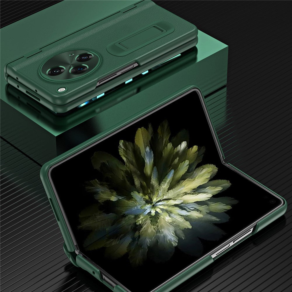 Til OnePlus Open / Oppo Find N3 5G Etui Støttefod Telefoncover Hærdet Glasfilm