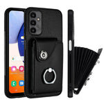 YB Leather Coating Series-7 for Samsung Galaxy A15 5G Case Rotary Ring Kickstand Phone Cover