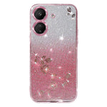 KADEM For Xiaomi Redmi 13C 4G / Poco C65 4G Cell Phone Case with Strap TPU Flower Pattern Cover