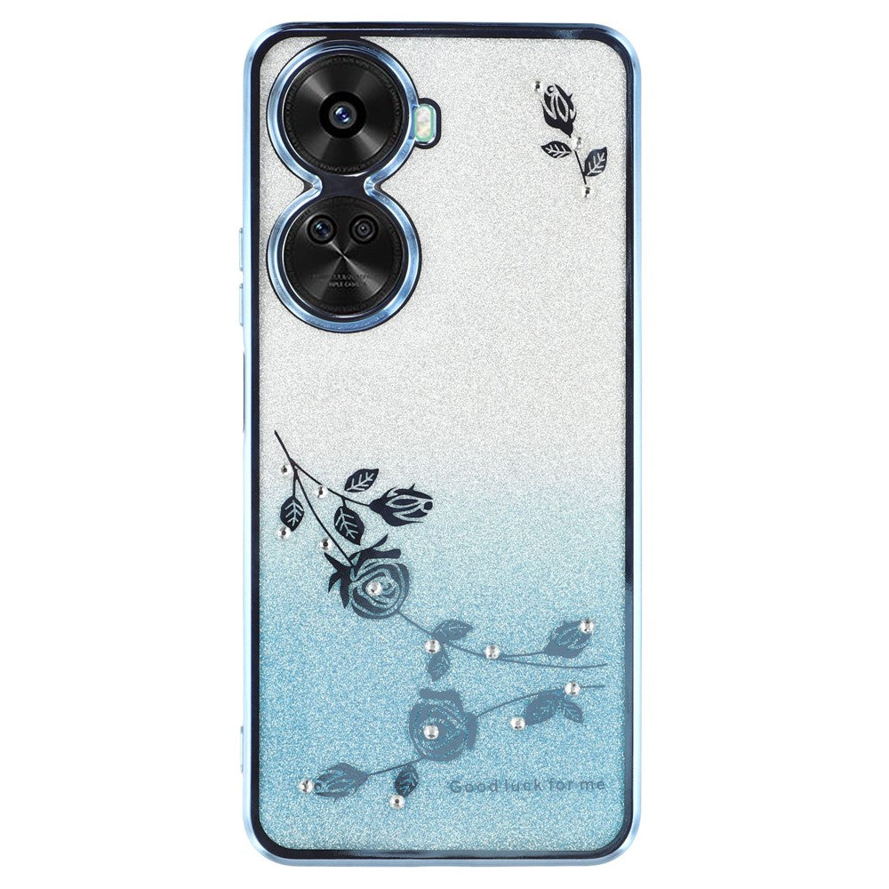 KADEM För Huawei Nova 11 SE / Nova 12 SE 4G Mobilskal Blommönster TPU Gradient Baksida
