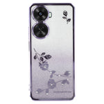 KADEM For Huawei nova 11 SE / nova 12 SE 4G Cell Phone Case Flower Pattern TPU Gradient Back Cover