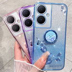 KADEM For Oppo A79 5G / A2 5G Cover Soft TPU Cell Phone Cases with Ring Kickstand