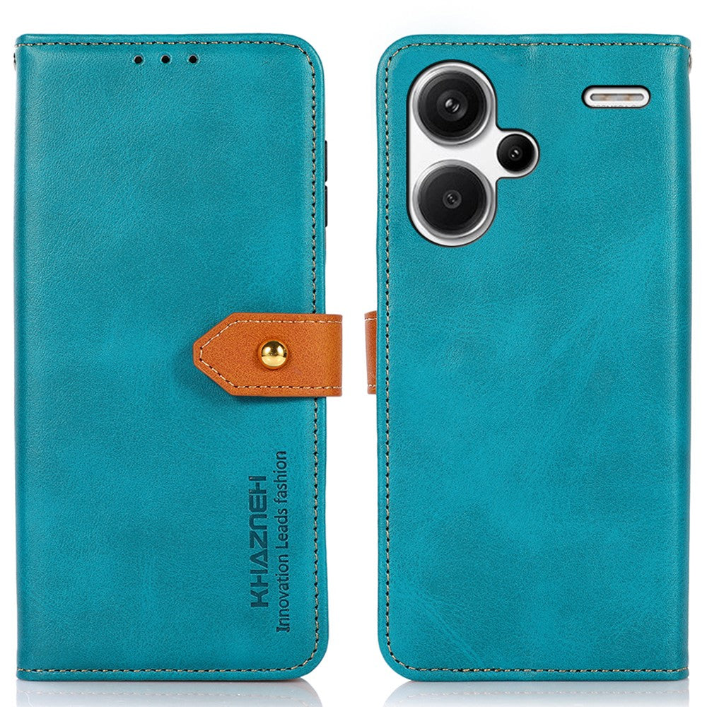 KHAZNEH For Xiaomi Redmi Note 13 Pro+ 5G Cell Phone Case PU Leather Phone Cover Shell