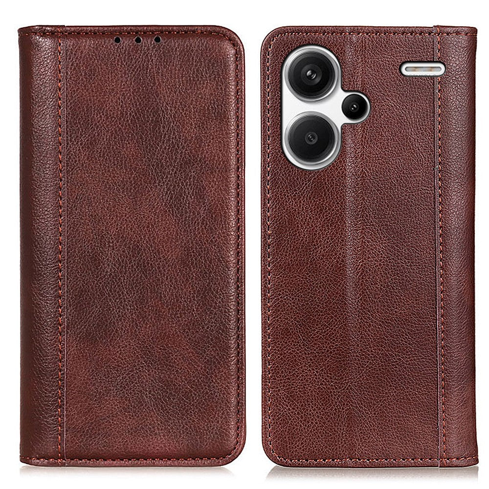 For Xiaomi Redmi Note 13 Pro+ 5G Case Folding Stand Split Leather Cell Phone Cover