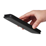 For Xiaomi 14 Leather Case Card Holder Carbon Fiber Texture Phone Cover