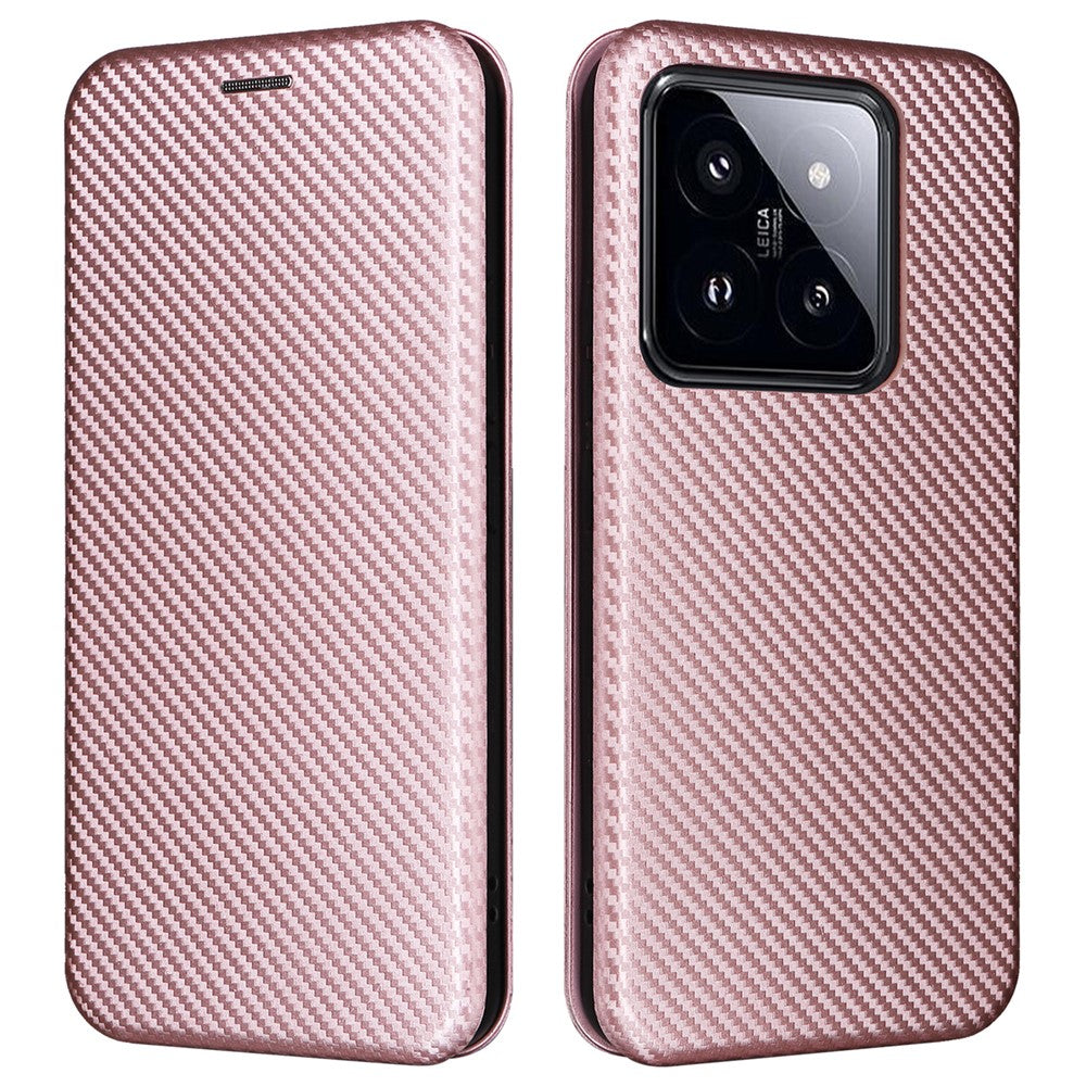 For Xiaomi 14 Pro Case Card Holder Stand TPU + PU Leather Cell Phone Cover