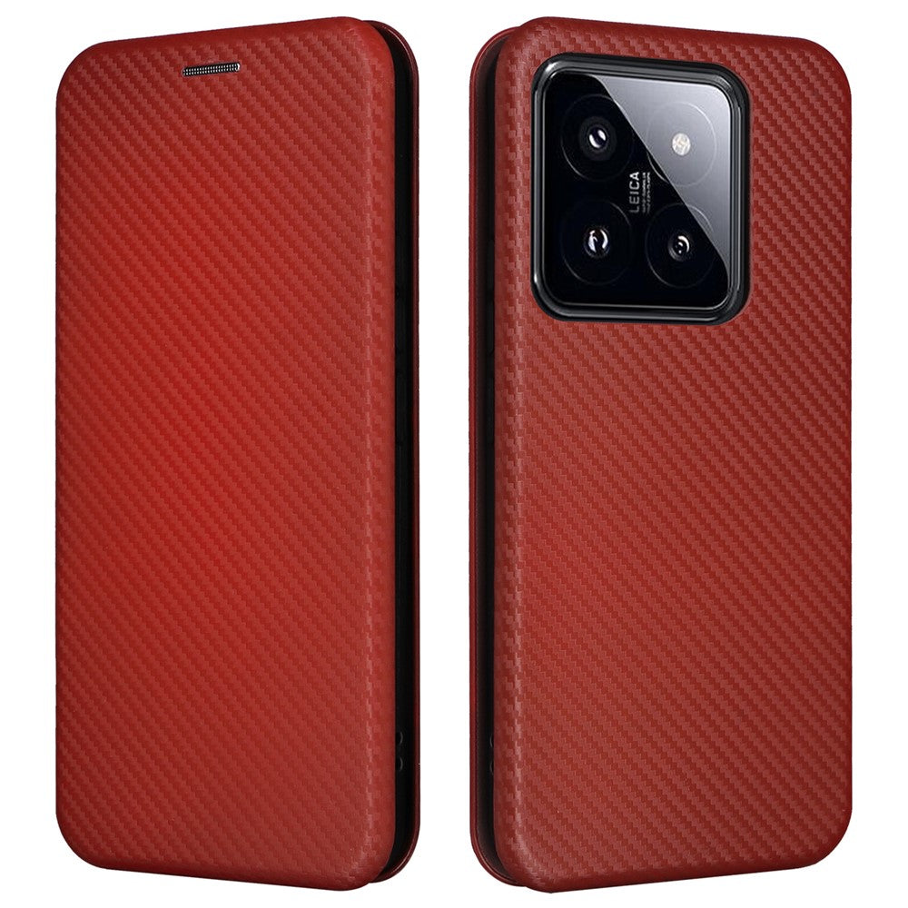 For Xiaomi 14 Pro Case Card Holder Stand TPU + PU Leather Cell Phone Cover