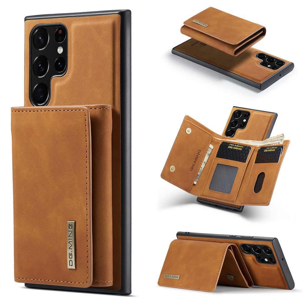 DG.MING M1 Series for Samsung Galaxy S24 Ultra Case Detachable Wallet Phone Cover