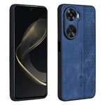 AZNS För Huawei Nova 11 SE / Nova 12 SE 4G Skal Präglat PU-läder + TPU Mobilmobil Baksida