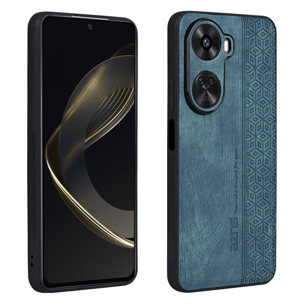 AZNS För Huawei Nova 11 SE / Nova 12 SE 4G Skal Präglat PU-läder + TPU Mobilmobil Baksida