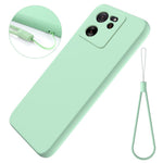 For Xiaomi 13T Pro / 13T / Redmi K60 Ultra Case Soft Lining Liquid Silicone Phone Covering Shell with Strap