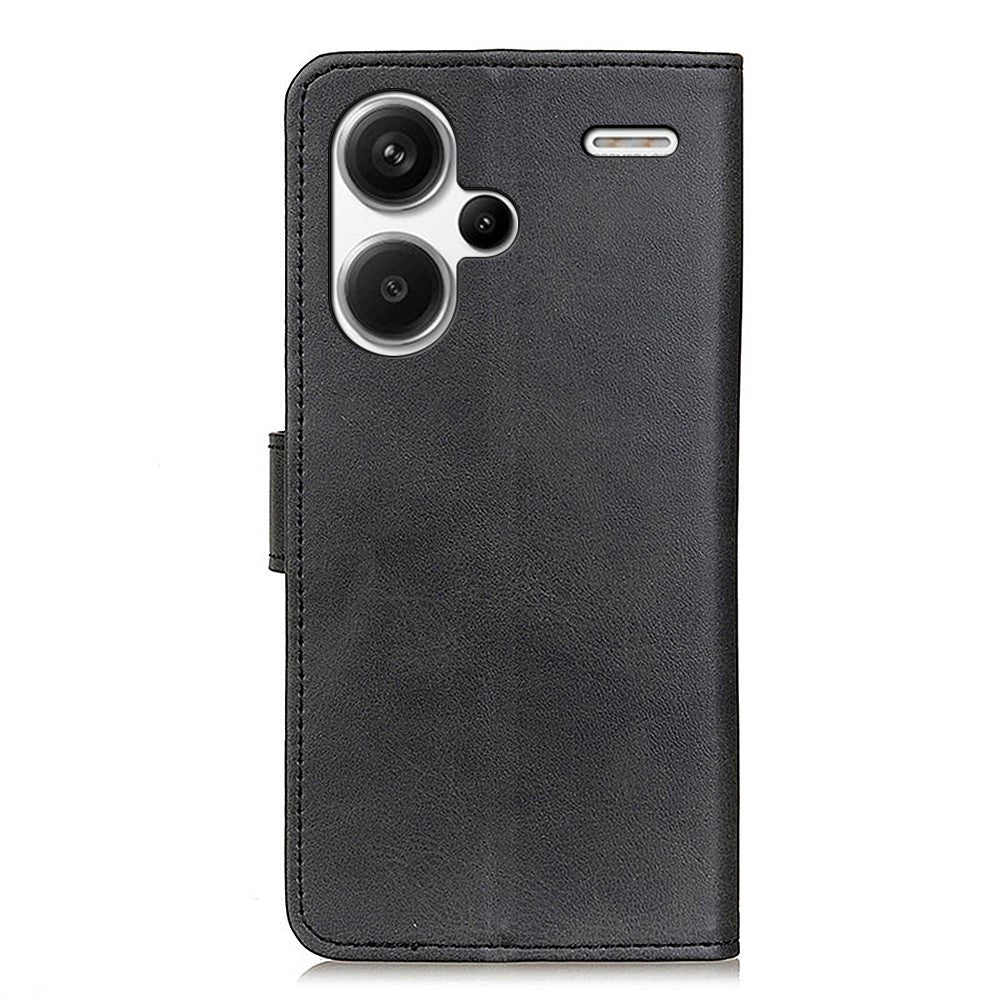 For Xiaomi Redmi Note 13 Pro+ 5G Cell Phone Cases Cowhide Texture Folio Flip PU Leather Cover