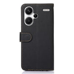 KHAZNEH För Xiaomi Redmi Note 13 Pro+ 5G RFID-blockerande mobilmobilfodral i läder