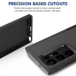 For Samsung Galaxy S23 Ultra Phone Cover PC+TPU Anti-drop Cell Phone Case