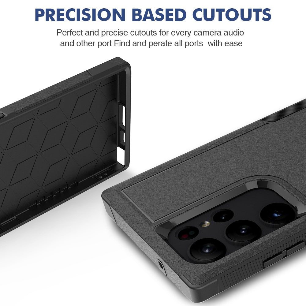 For Samsung Galaxy S23 Ultra Phone Cover PC+TPU Anti-drop Cell Phone Case